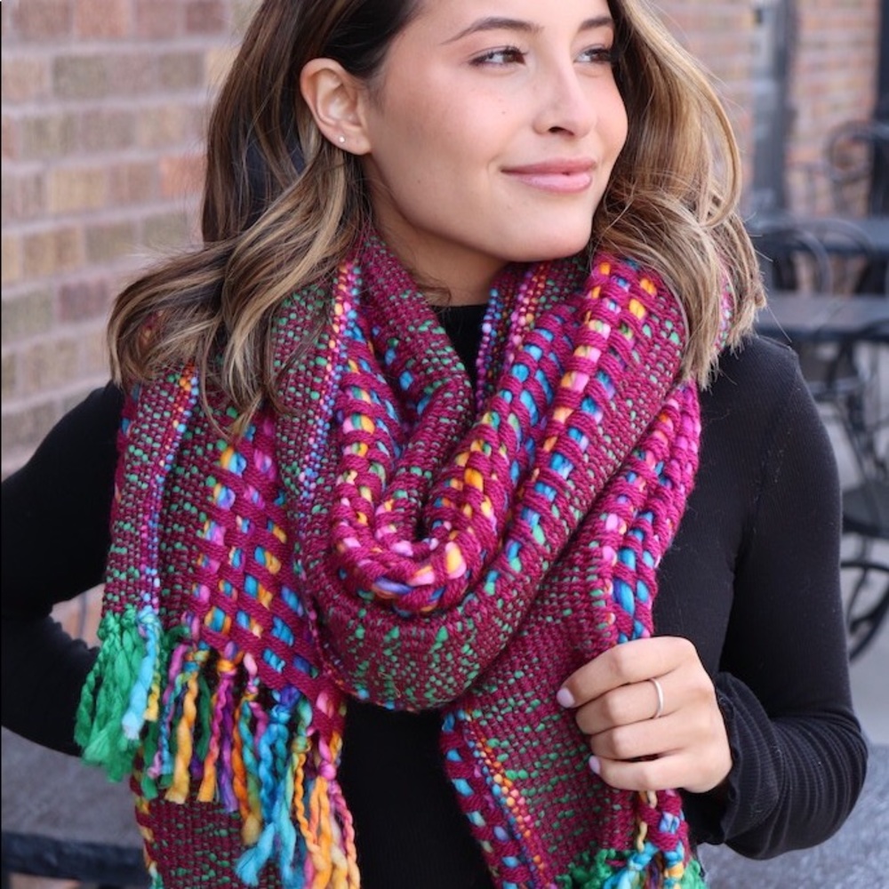 Plum scarf
